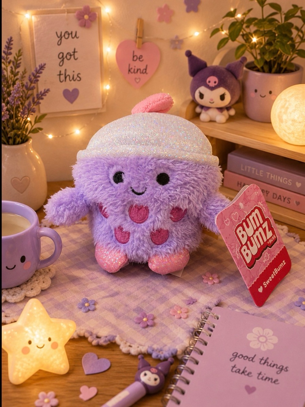 4.5 BumBumz Bowen the Boba Tea Plush